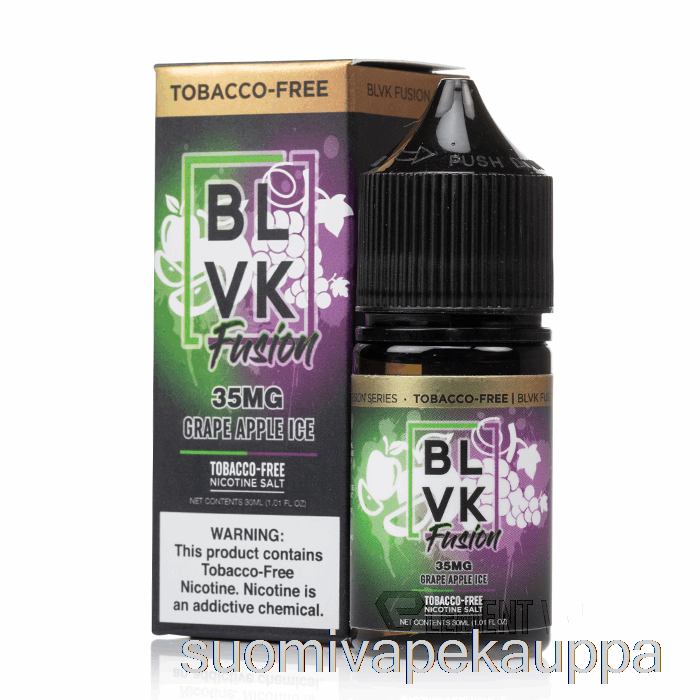 Vape Kauppa Grape Apple Ice - Blvk Fusion - 30ml 50mg